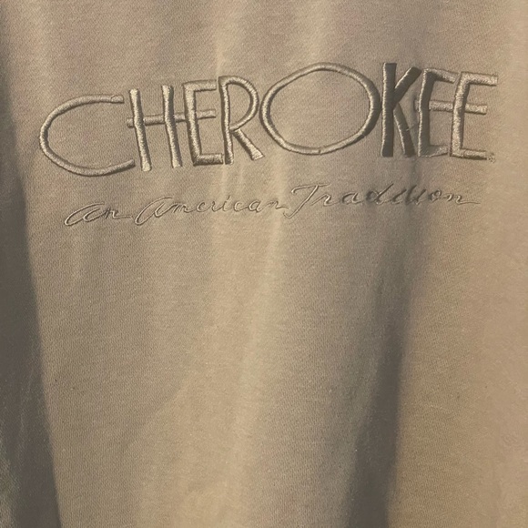 Vtg 90s Cherokee Embroidered Crewneck Unisex S Sweatshirt American Tradition - Picture 5 of 7